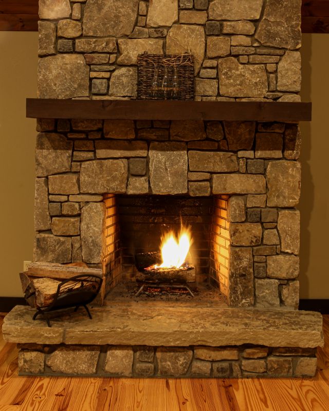 Stone Fireplace Renovation